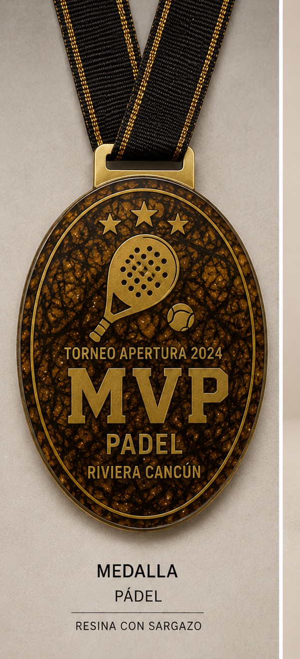 Medalla Pádel