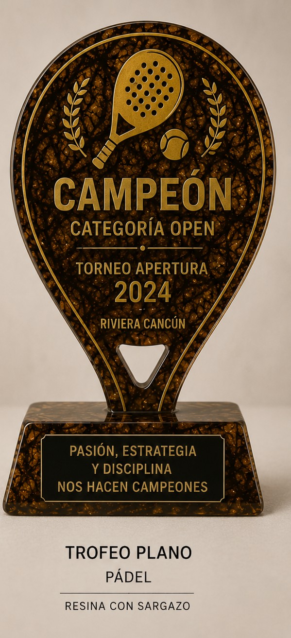 Trofeo Plano Pádel