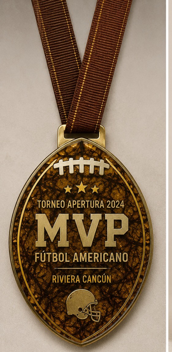 Medalla Fútbol Americano